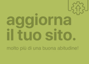 aggiornamento sito
